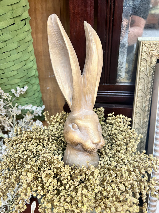 Bronze Bunny Head Straight Earred