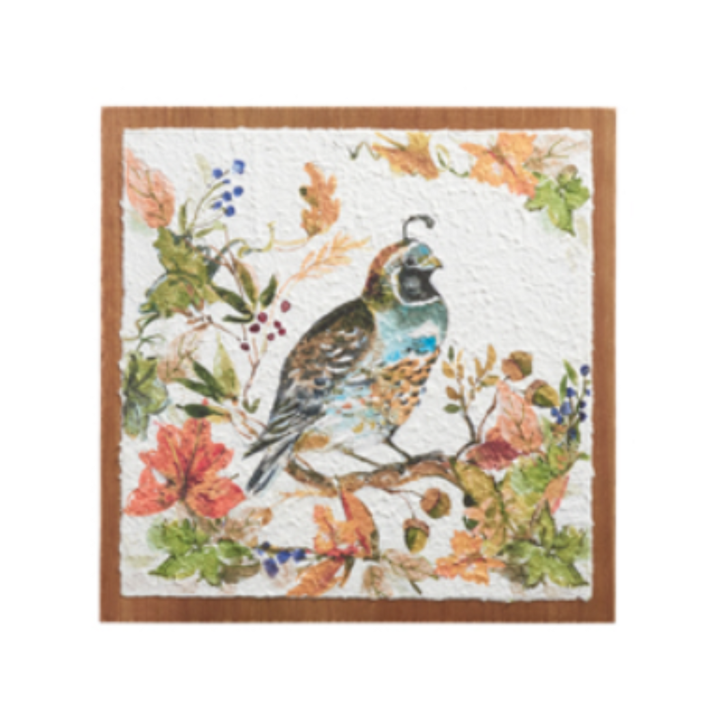 Autumn Print Quail