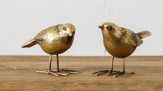 Brass Finished Birds