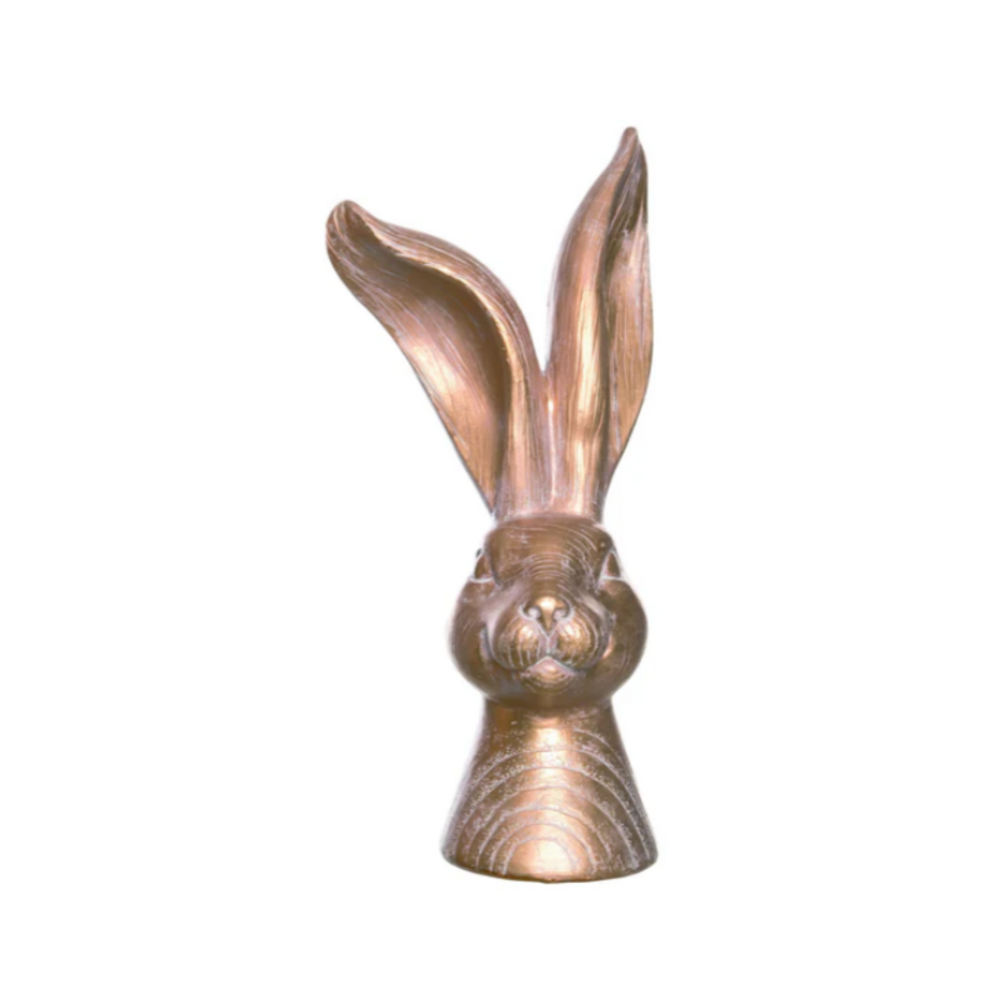 Bronze Bunny Head Bent Earred