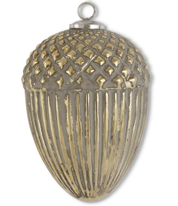 Gold Mercury Glass Acorn