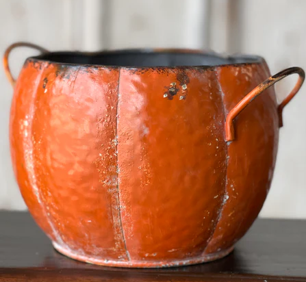 Metal Pumpkin bowl L